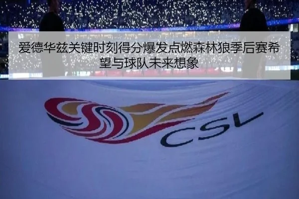 爱德华兹关键时刻得分爆发点燃森林狼季后赛希望与球队未来想象